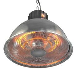 1.5kW Aluminium Hanging Carbon Fibre Infra-red Heater