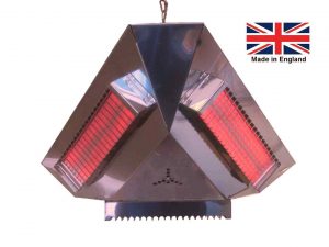 3000W/1500W 3-sided Infra-red Pendant Gazebo Heater