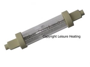 200W Genuine Victory Food-safe Jacketed Catering Lamp 119mm R7s