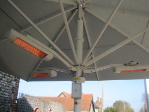 Summerglow 4.5kW Commercial Infra-red Parasol Heating System